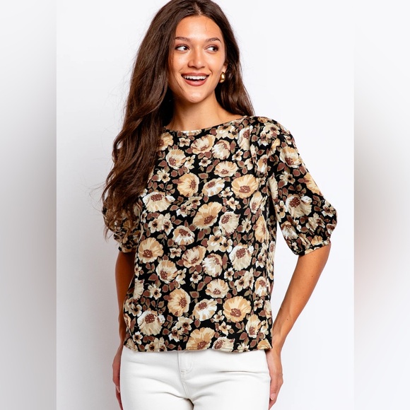 Nation LTD Tops - Nation LTD Luisa Floral Drape Top 2 for $20